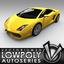 3D Model Download - Lamborghini Gallardo LP560 2009 - Low Poly